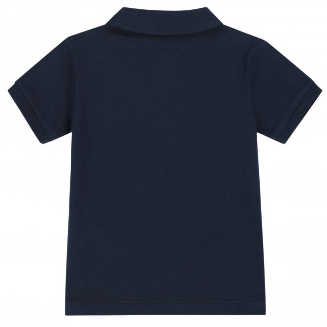 MINI ME LOGO POLO SHIRT - NAVY