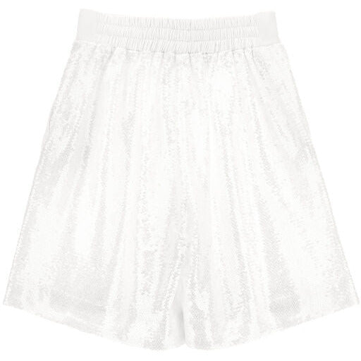 Elegant Sequin Bermuda Shorts