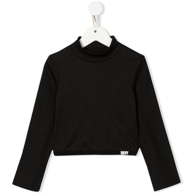 MOCK NECK CROPPED TOP