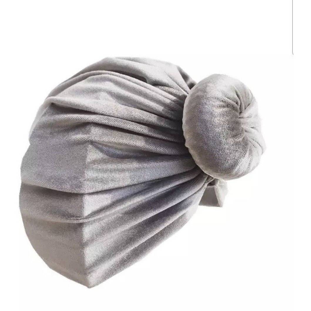 BABY VELOUR TOP KNOT TURBAN