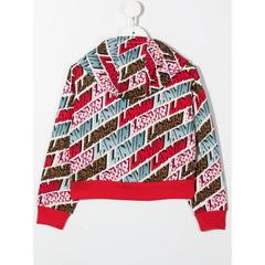 Logo Print Fleece Hoodie