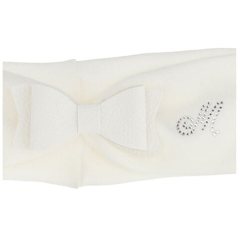 Ivory Ballet Flats And Headband Set