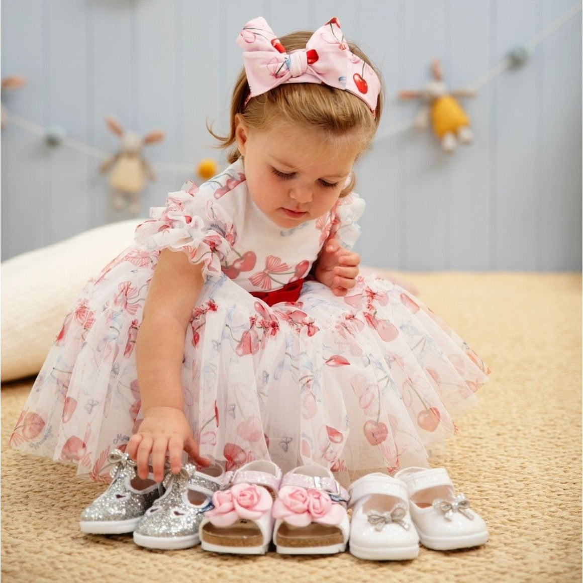 CHERRIES TULLE DRESS