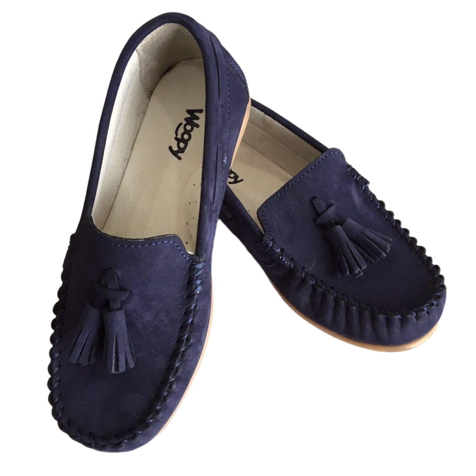 PEPPE SUEDE LOAFERS - NAVY