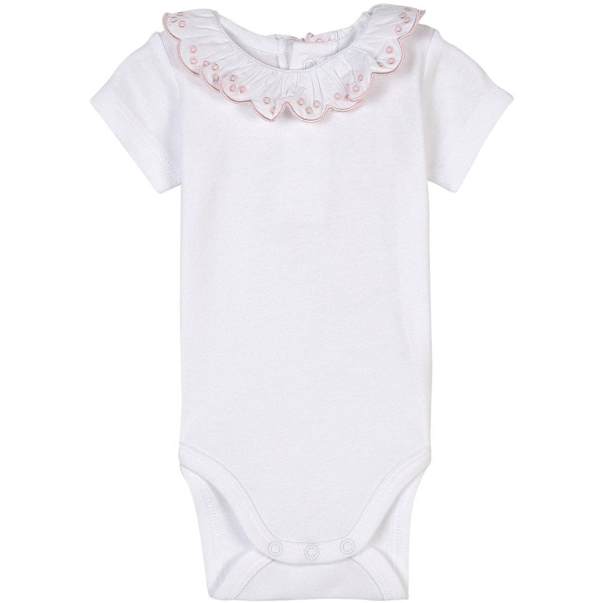White Ruffle Onesie