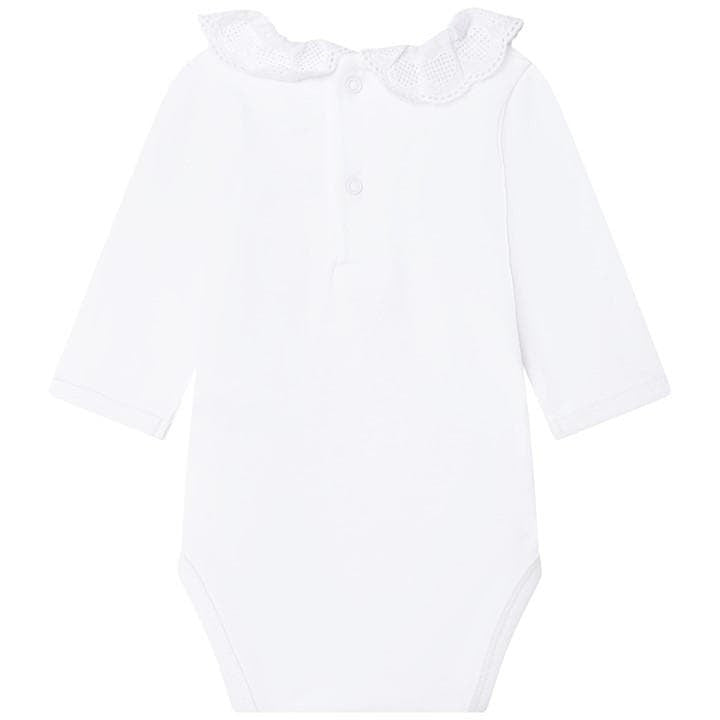 Embroidered Collar Onesie