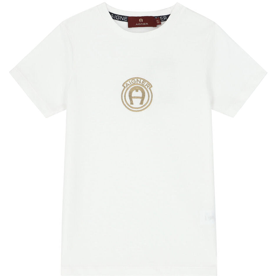 EMBROIDERED LOGO T-SHIRT