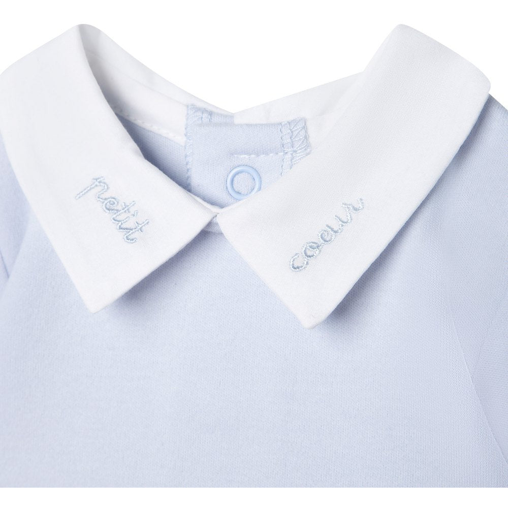 Embroidered Logo Collar Onesie