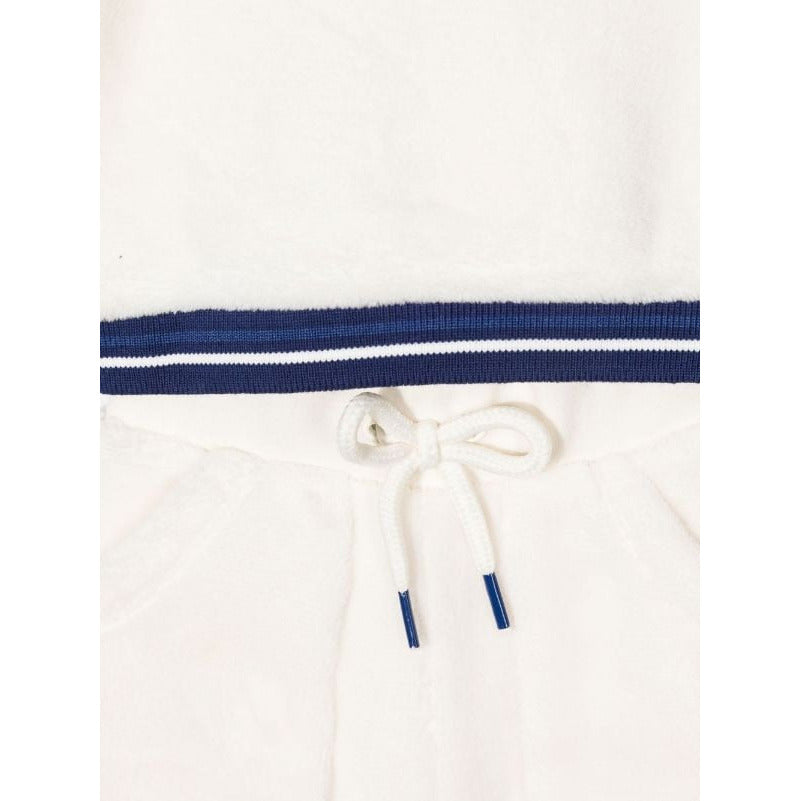 Embroidered Logo Faux Fur Tracksuit Set