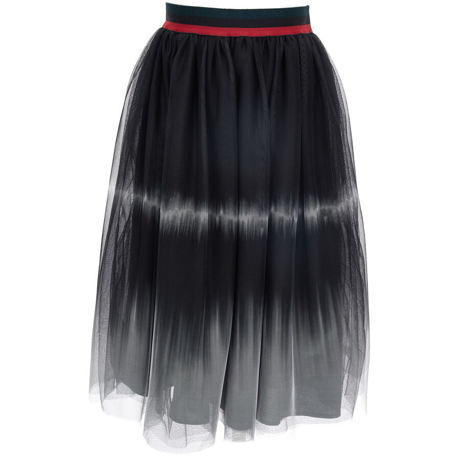 LONG TIE-DYE TULLE SKIRT