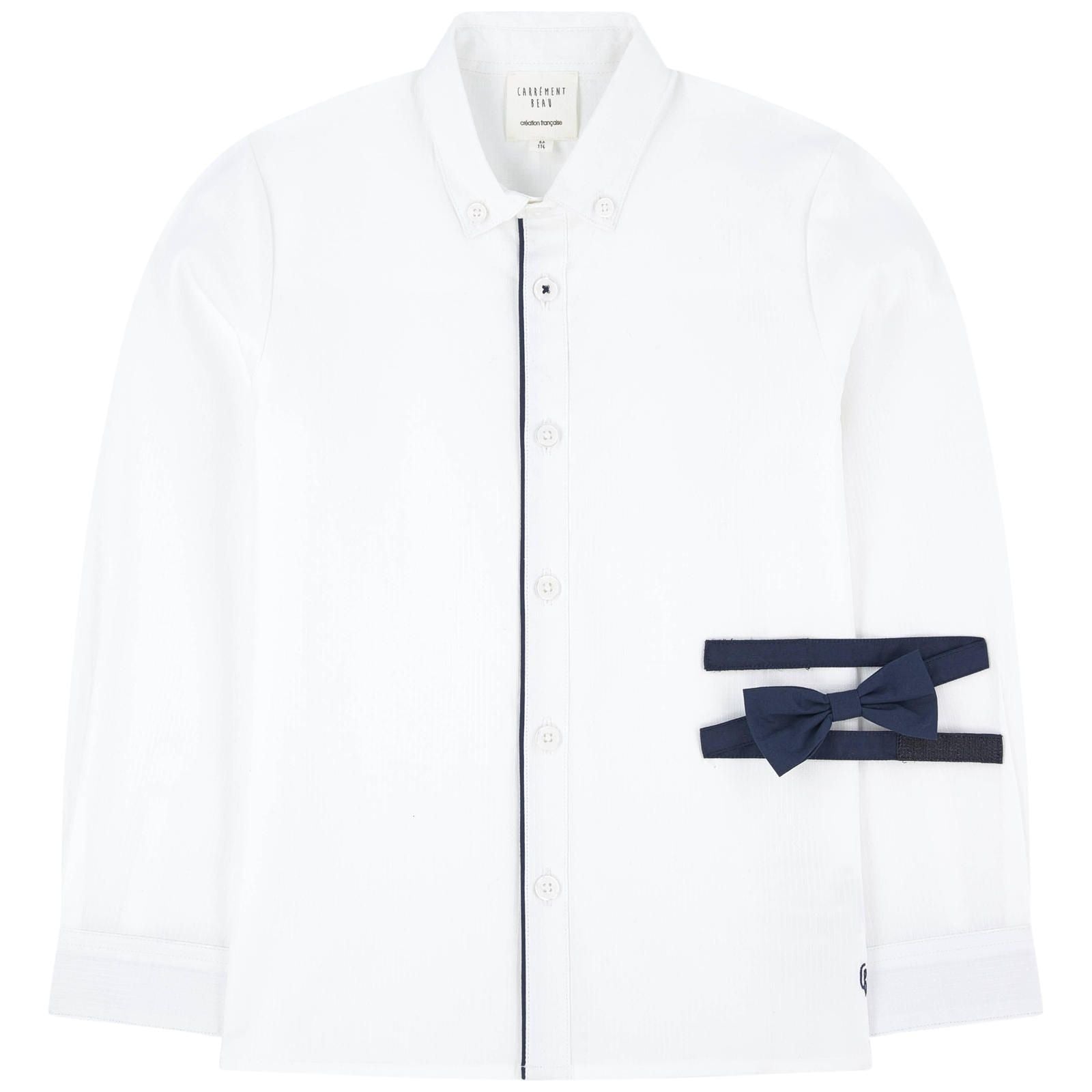 Boy Button Up Shirt And Bow Tie Set