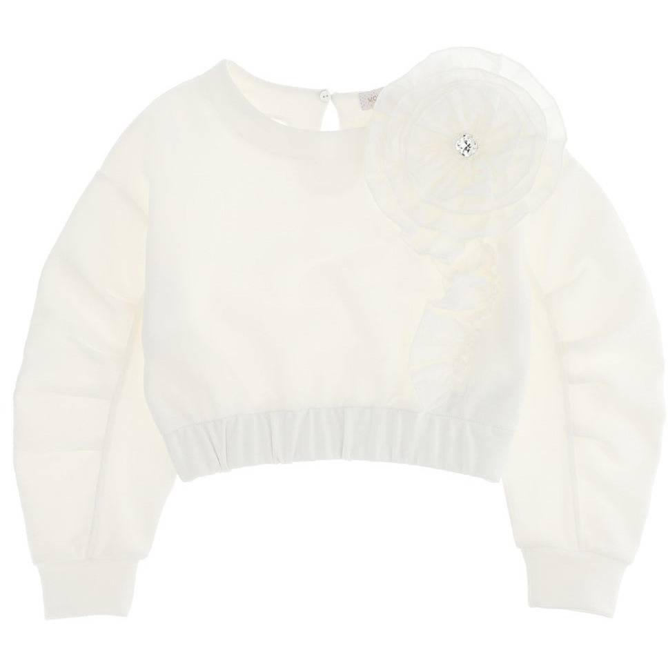 MONNALISA CROPPED SWEATER