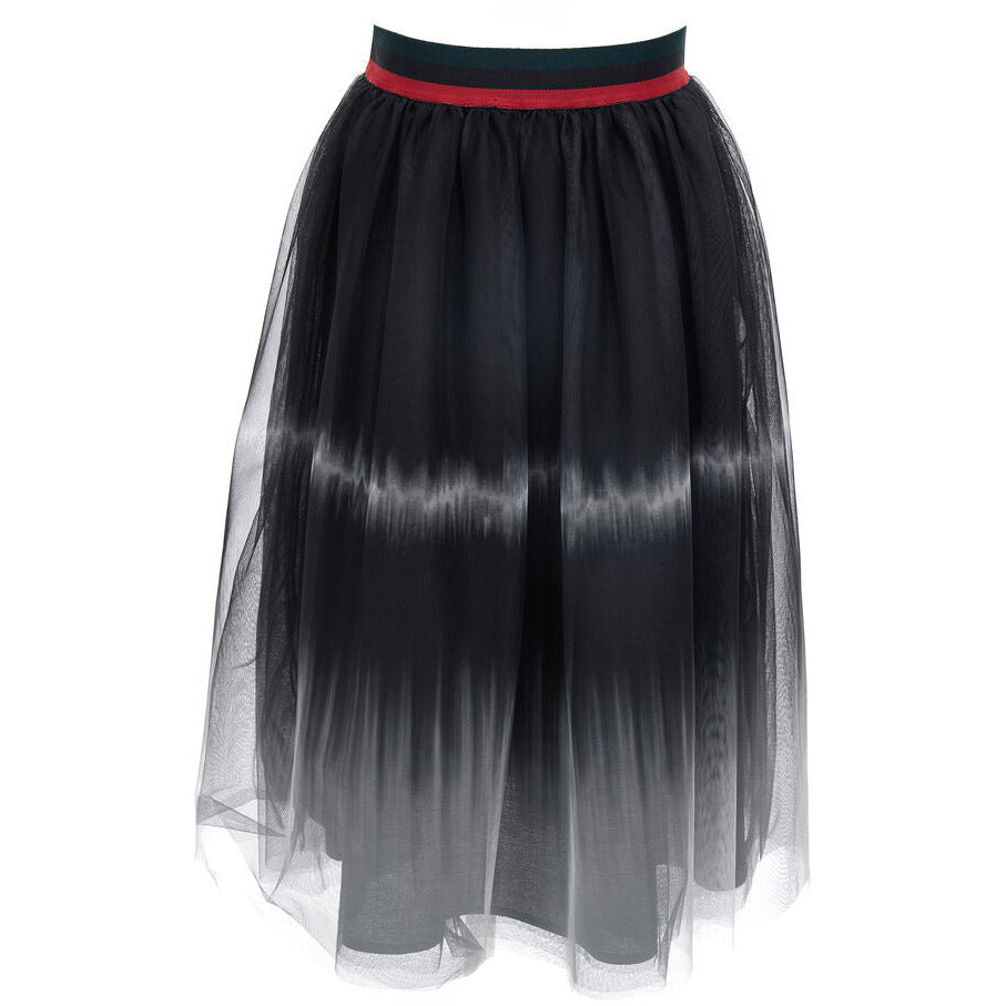 Long Tie Dye Tulle Skirt