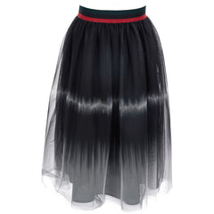 Long Tie Dye Tulle Skirt