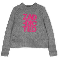 GRAPHIC PRINT COTTON JUMPER