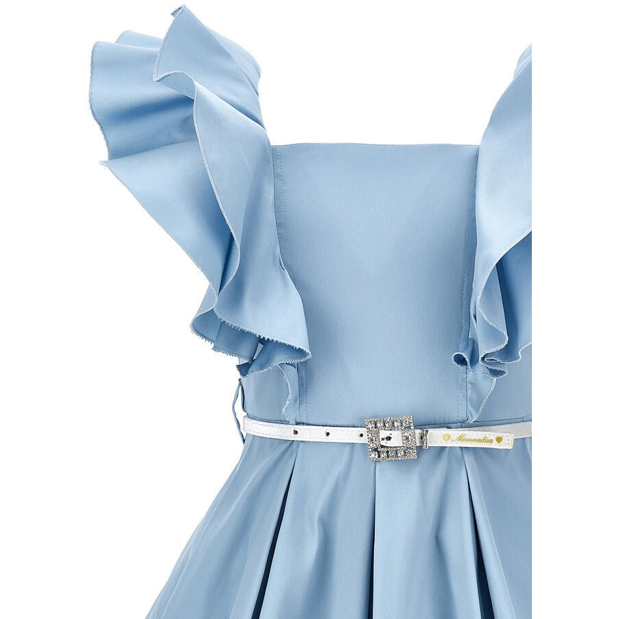 Faille Dress With Trim