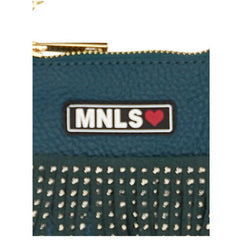 Shoulder Bag With Fringes And Studs