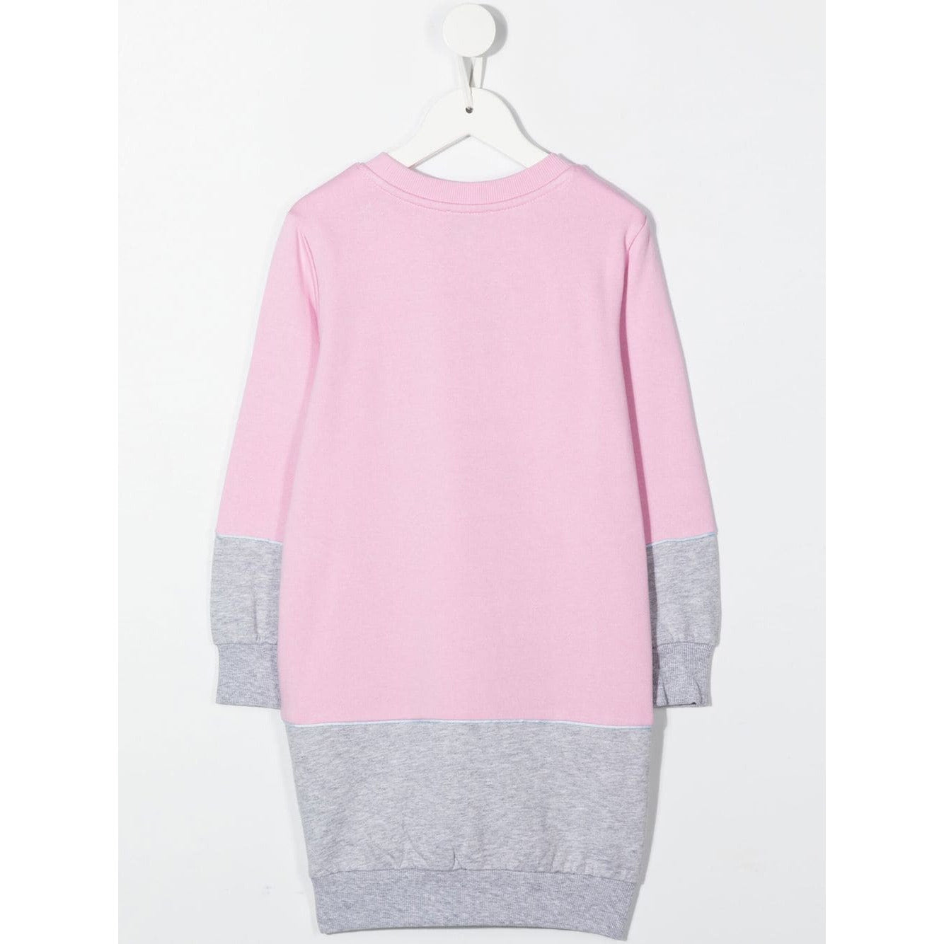 Cross Over Logo Print Sweatshirt Dress