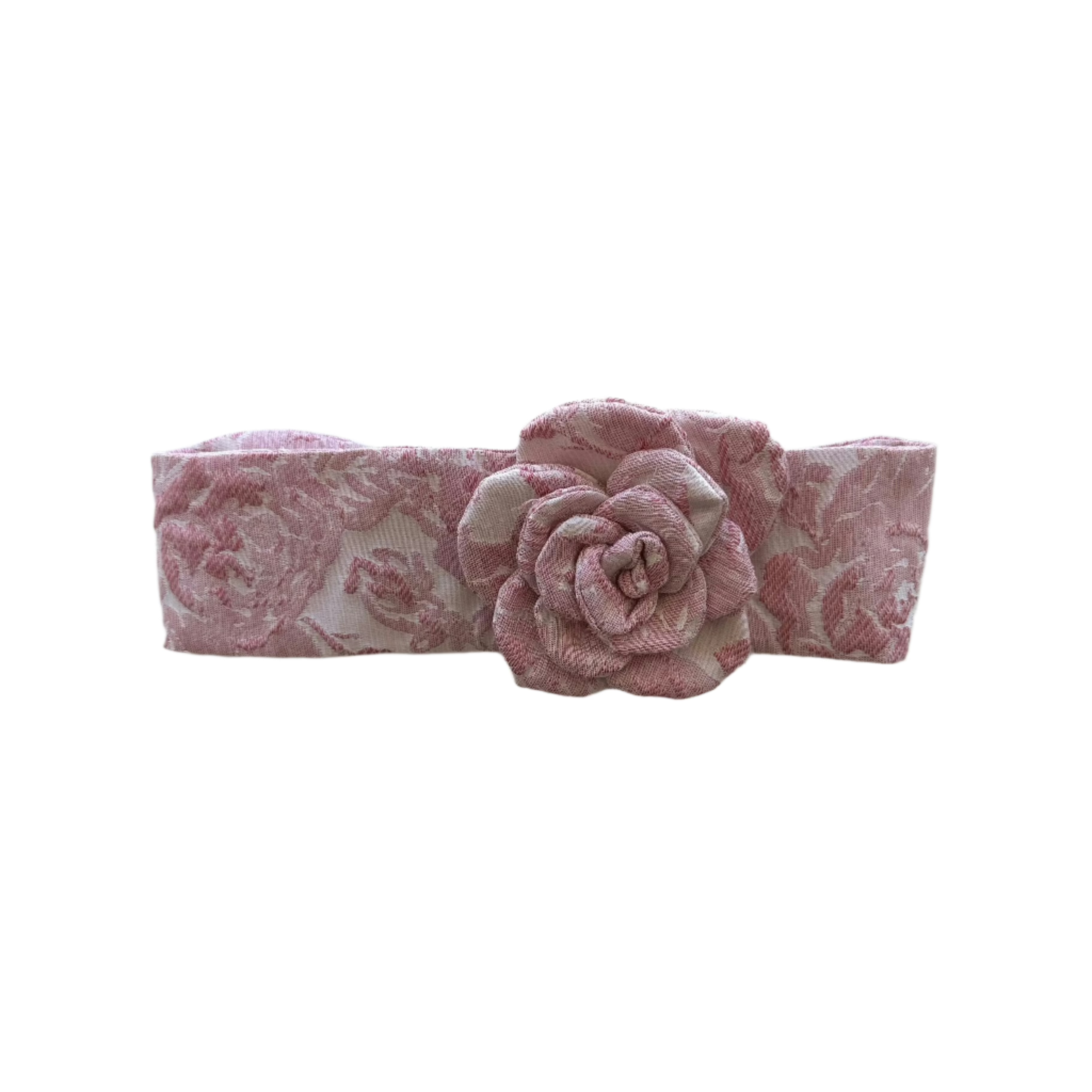 FLOWER BROCADE HEADBAND