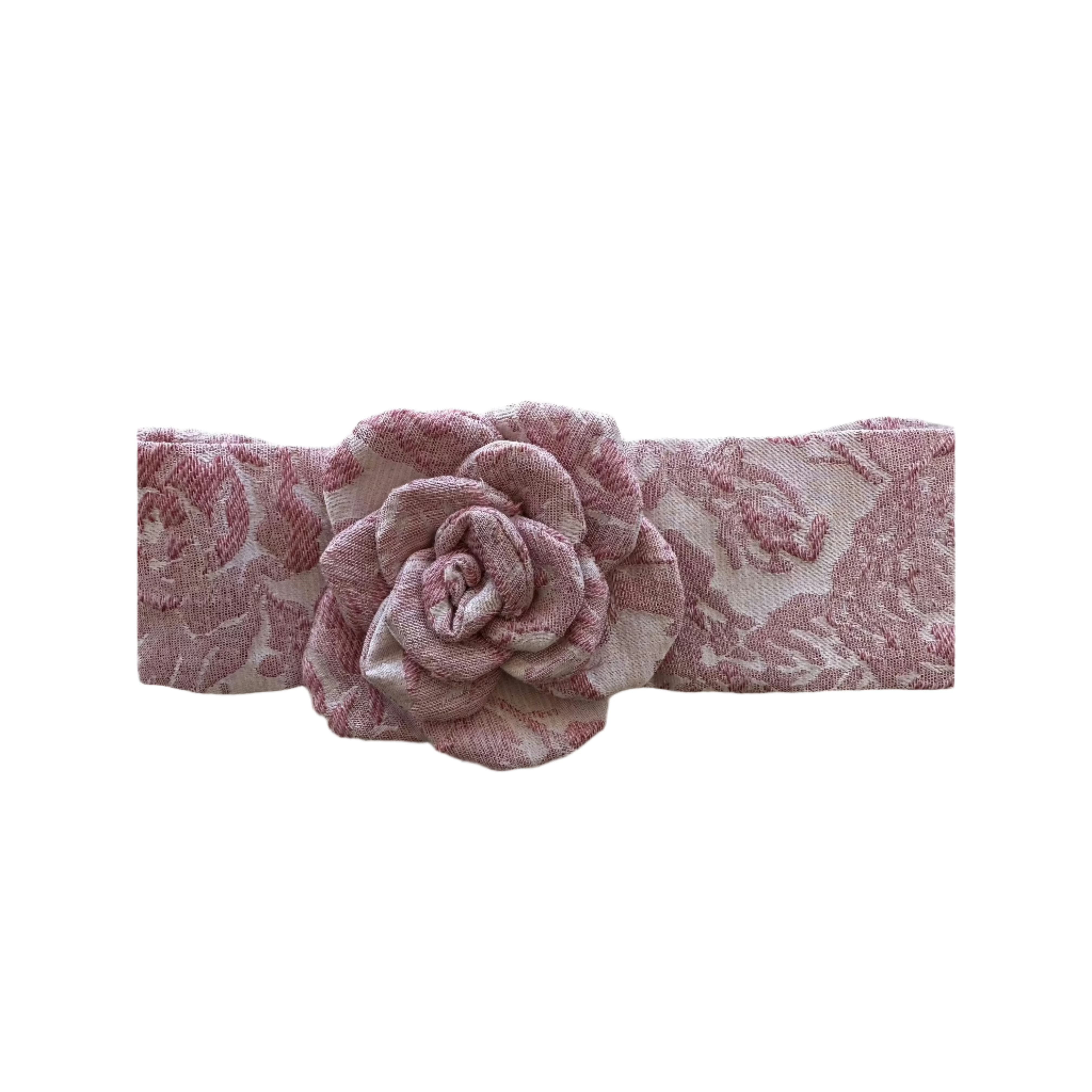 FLOWER BROCADE HEADBAND