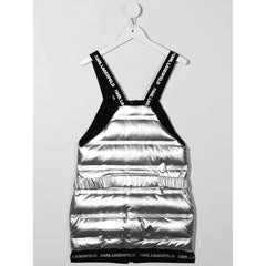 Metallic Quilted Padded Dress
