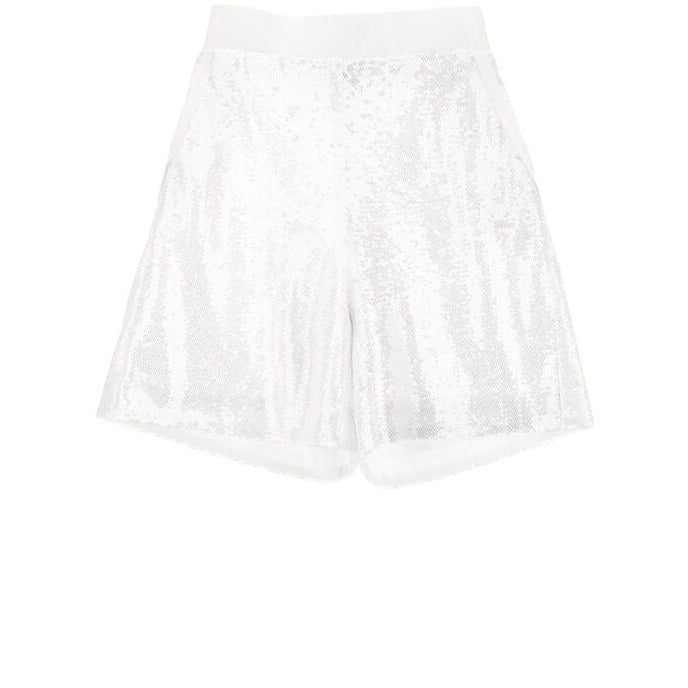 Elegant Sequin Bermuda Shorts