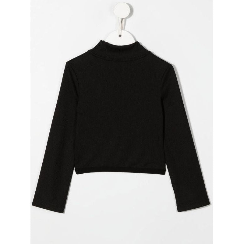 Mock Neck Cropped Top
