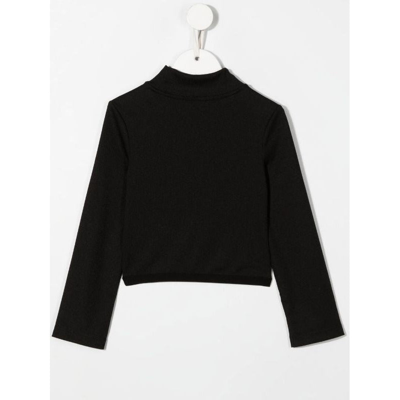MOCK NECK CROPPED TOP