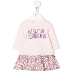Logo Print Sweater Dress