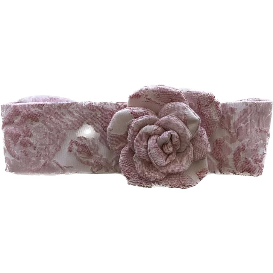 FLOWER BROCADE HEADBAND