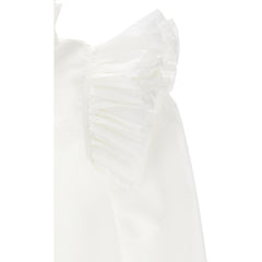 Poplin Tunic With Rouches
