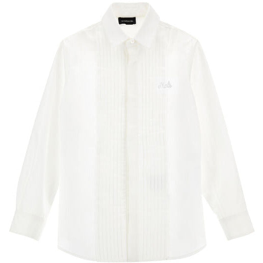 POPLIN SHIRT WITH PLASTRON