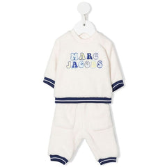 Embroidered Logo Faux Fur Tracksuit Set