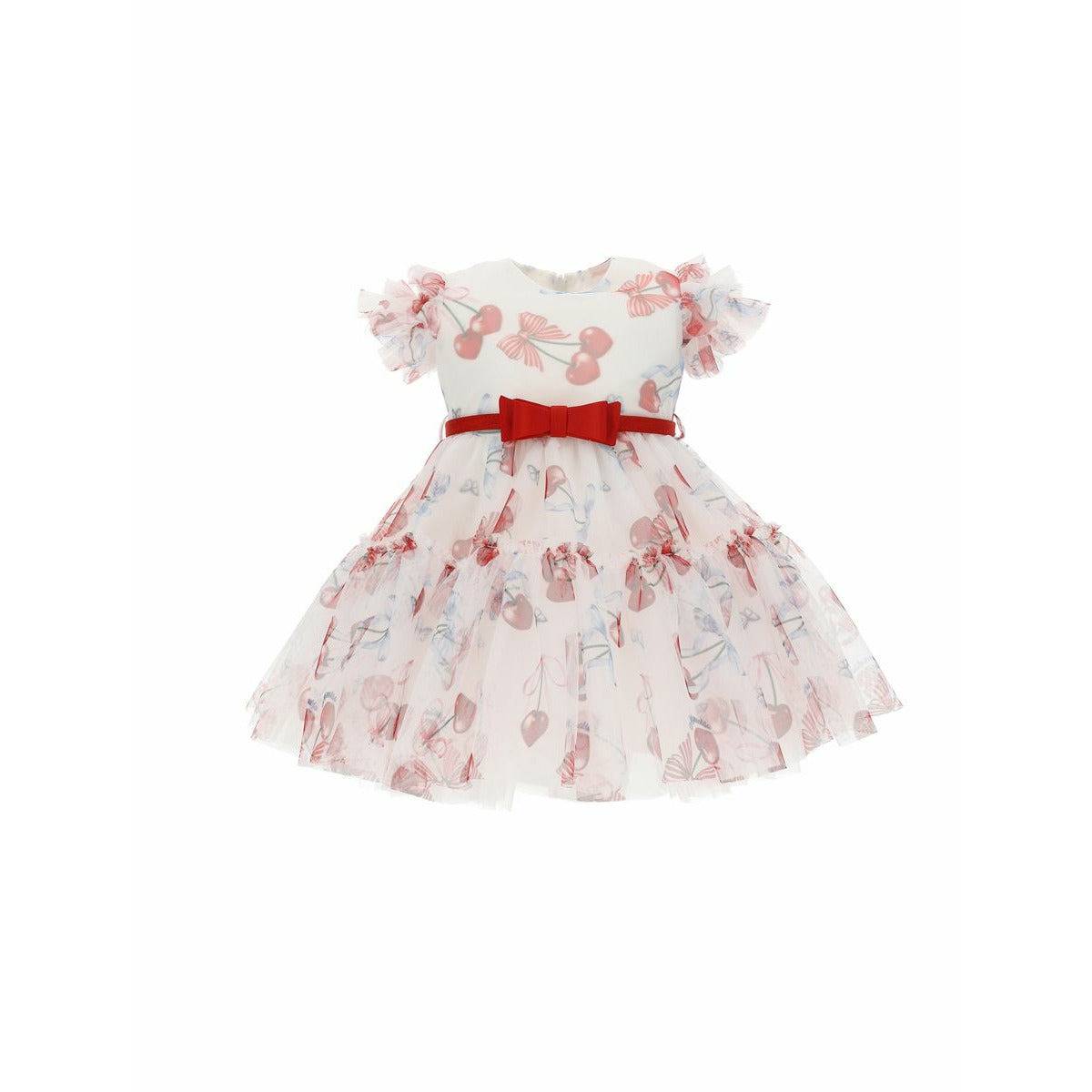 CHERRIES TULLE DRESS