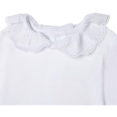 Embroidered Collar Onesie
