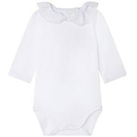 Embroidered Collar Onesie