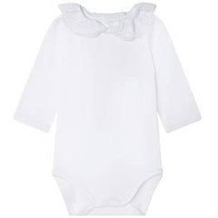 Embroidered Collar Onesie