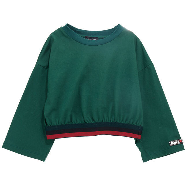 Cropped Jersey T-Shirt