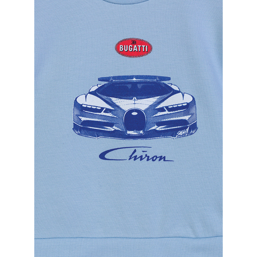 Light blue Logo Print Overall