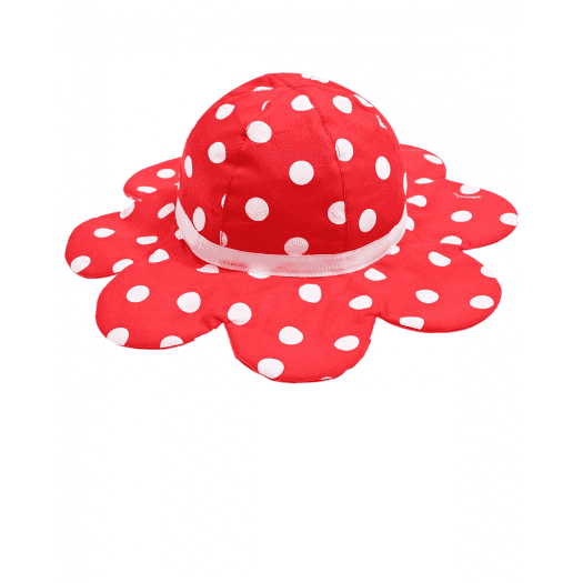 RED POLKADOT SUN HAT