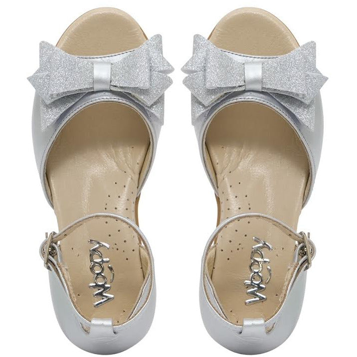 Loretta Silver Sandals