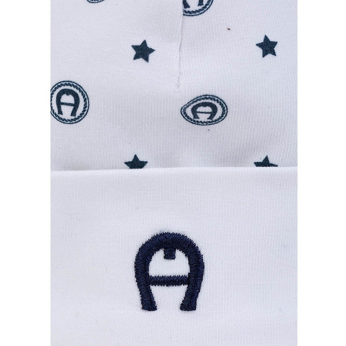 Logo Print Cotton Overall Set
