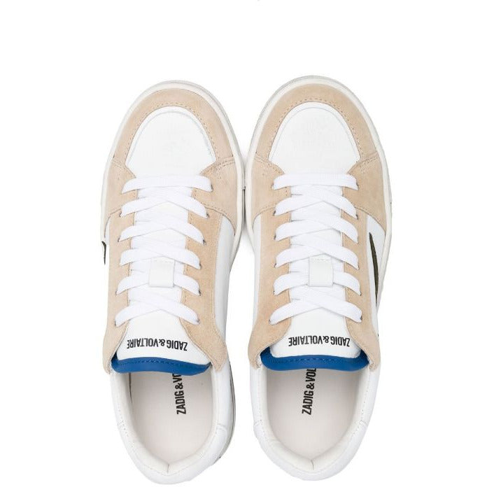FLASH TWO TONE LOW TOP SNEAKERS