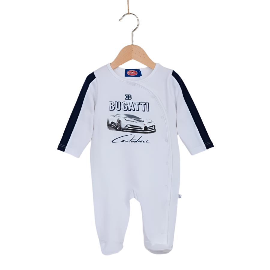 Baby Boy Logo Print Overall Set
