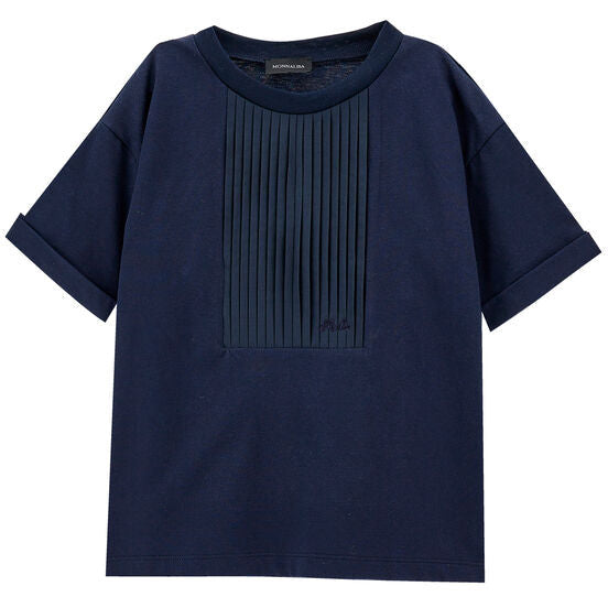 T-SHIRT WITH PLASTRON