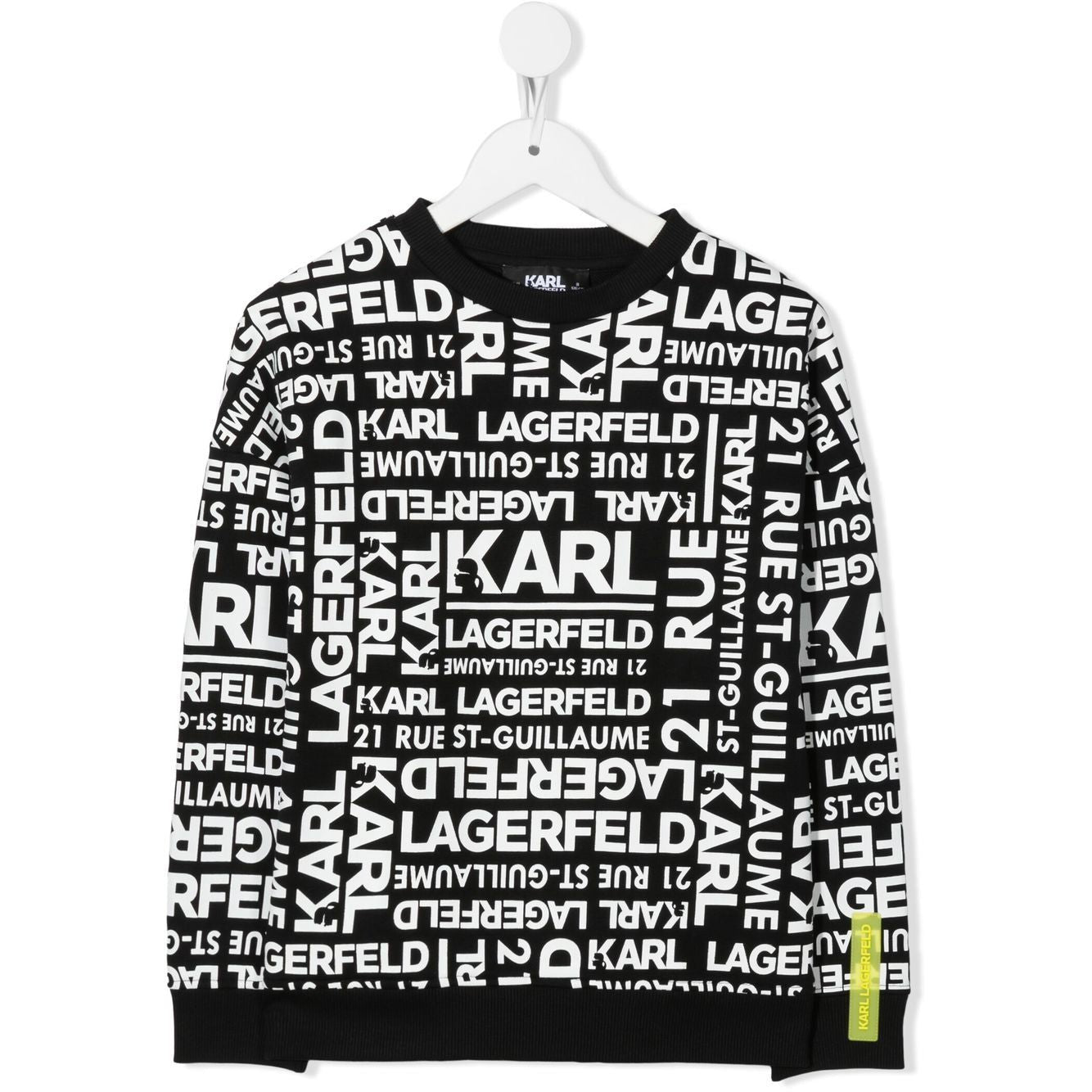 LOGO ALL-OVER PRINT SWEATER