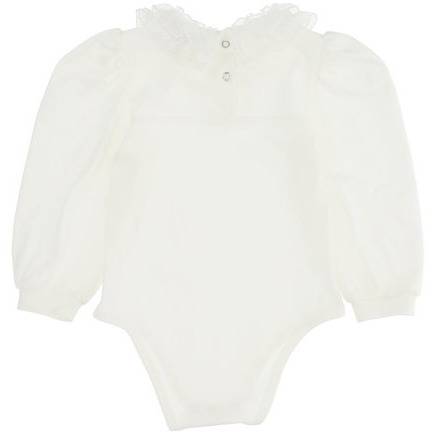 Baby Ivory Overall With Collar