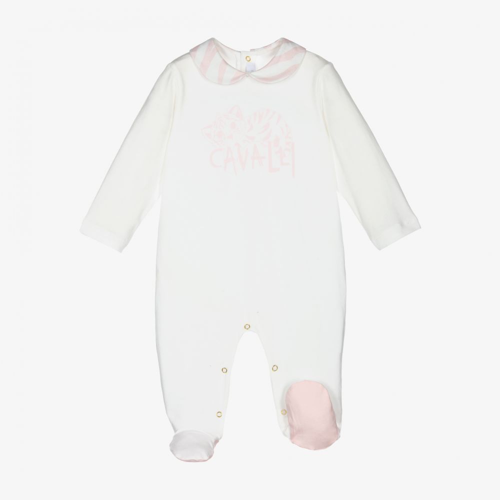 WHITE AND BABY PINK OVERALL SET